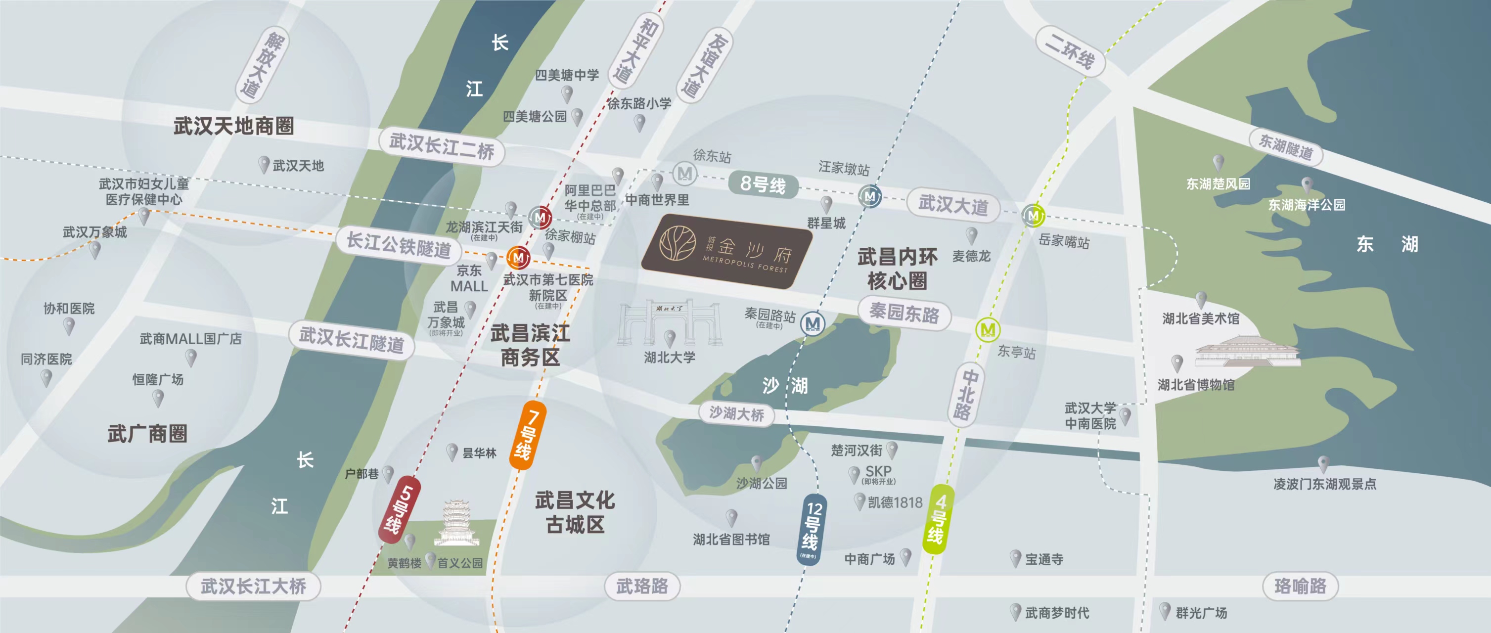 城投金沙府位置交通图