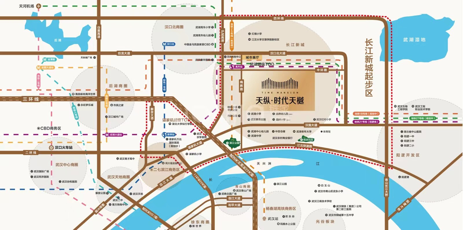 天纵时代天樾位置交通图