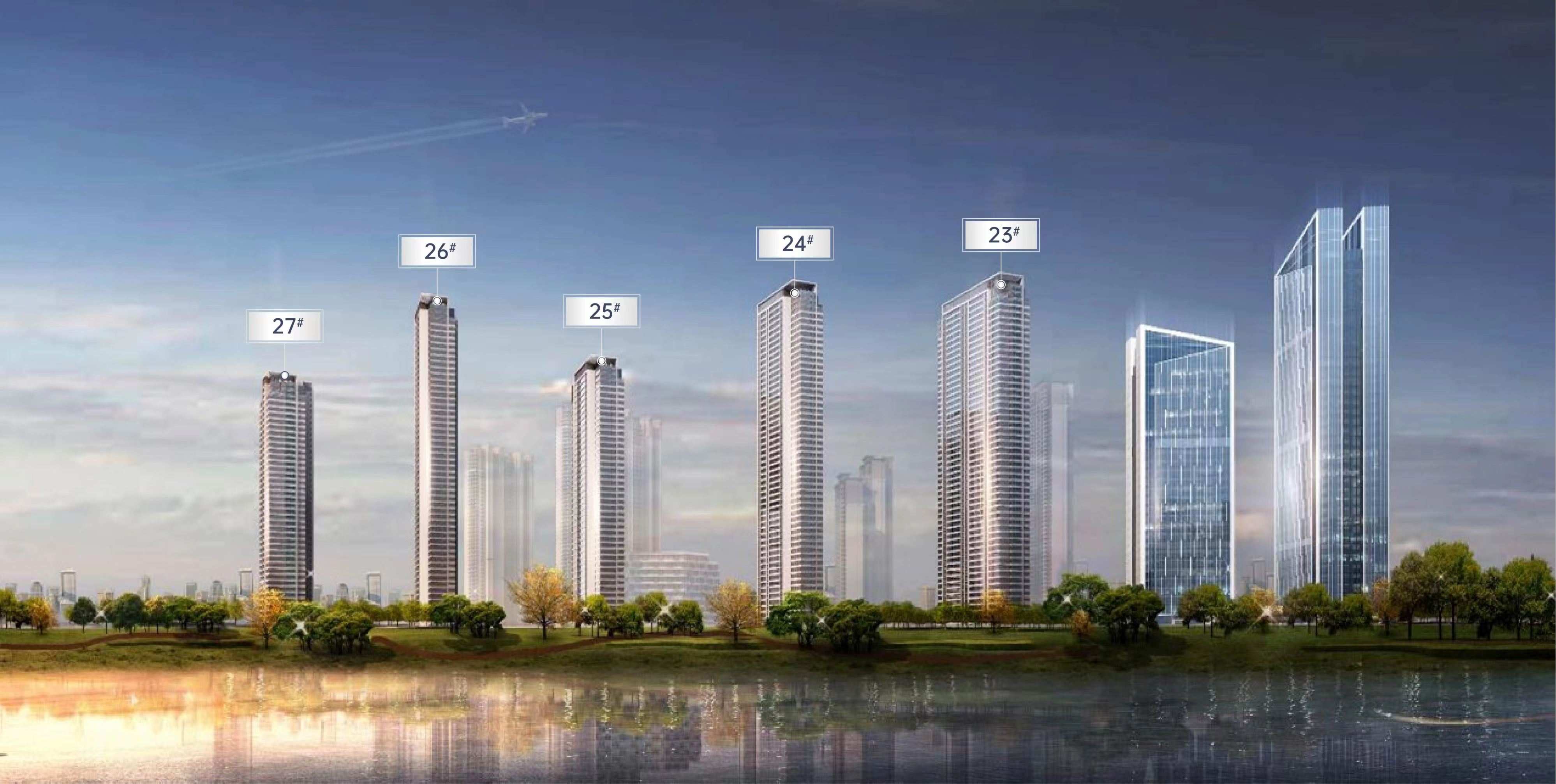 金地兰亭长江序效果图