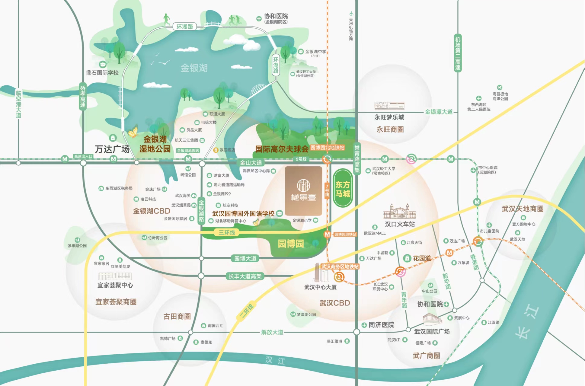 恺德信达樾景臺位置交通图