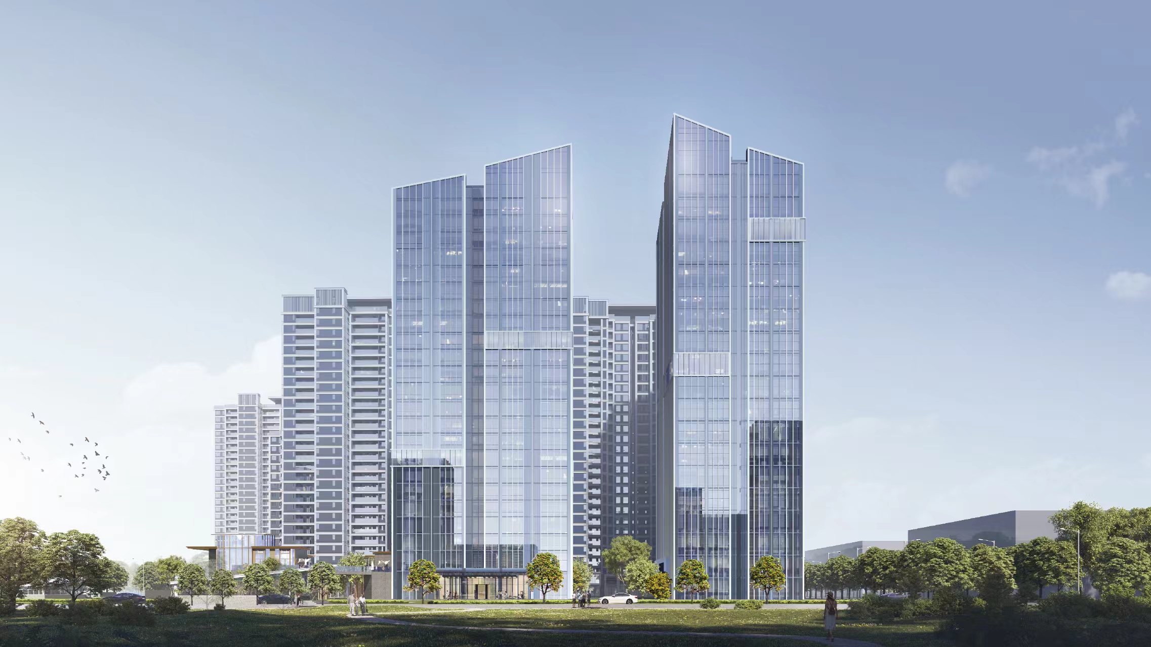 恺德信达樾景臺效果图