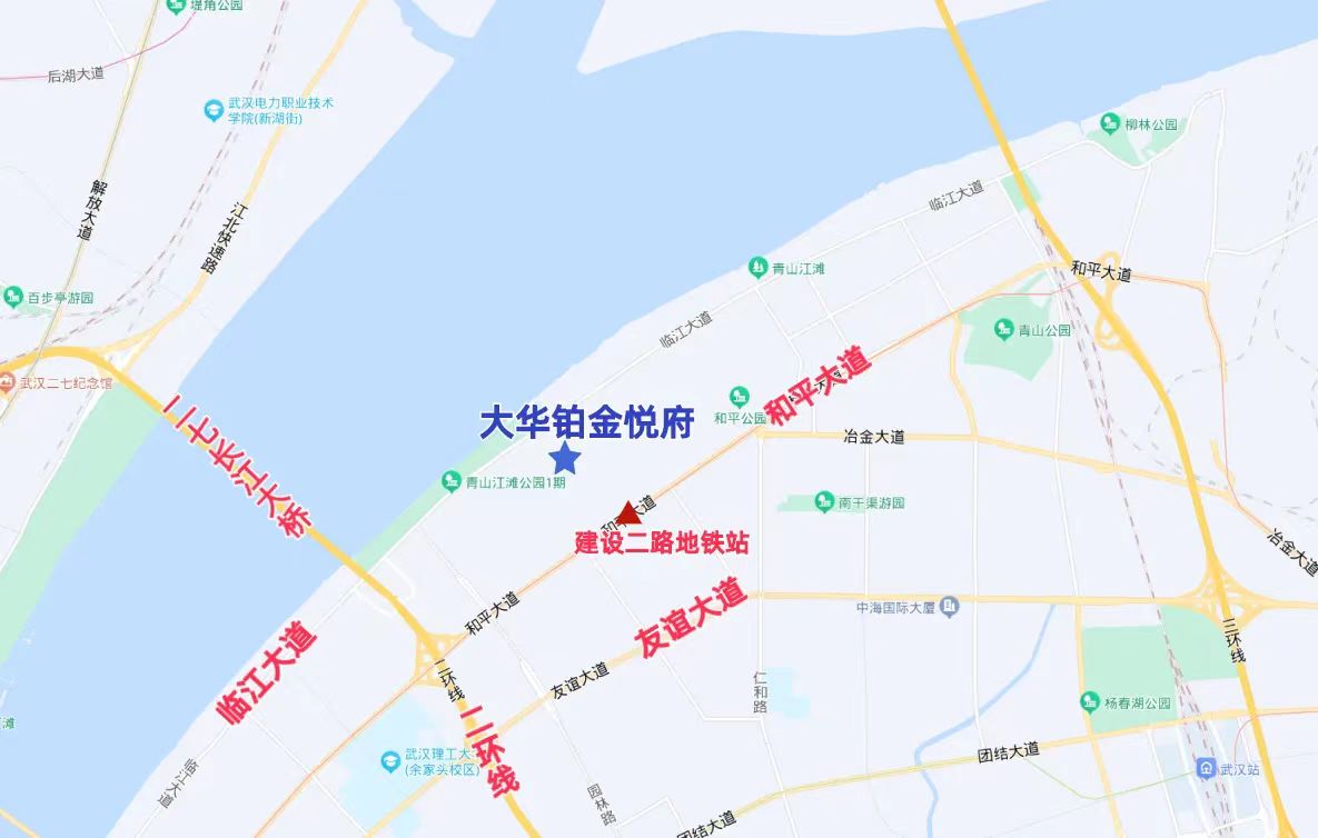 大华锦绣年华位置交通图