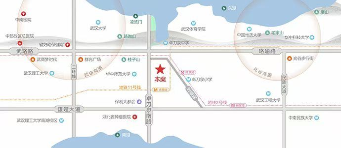 保利.涧山观奕位置交通图