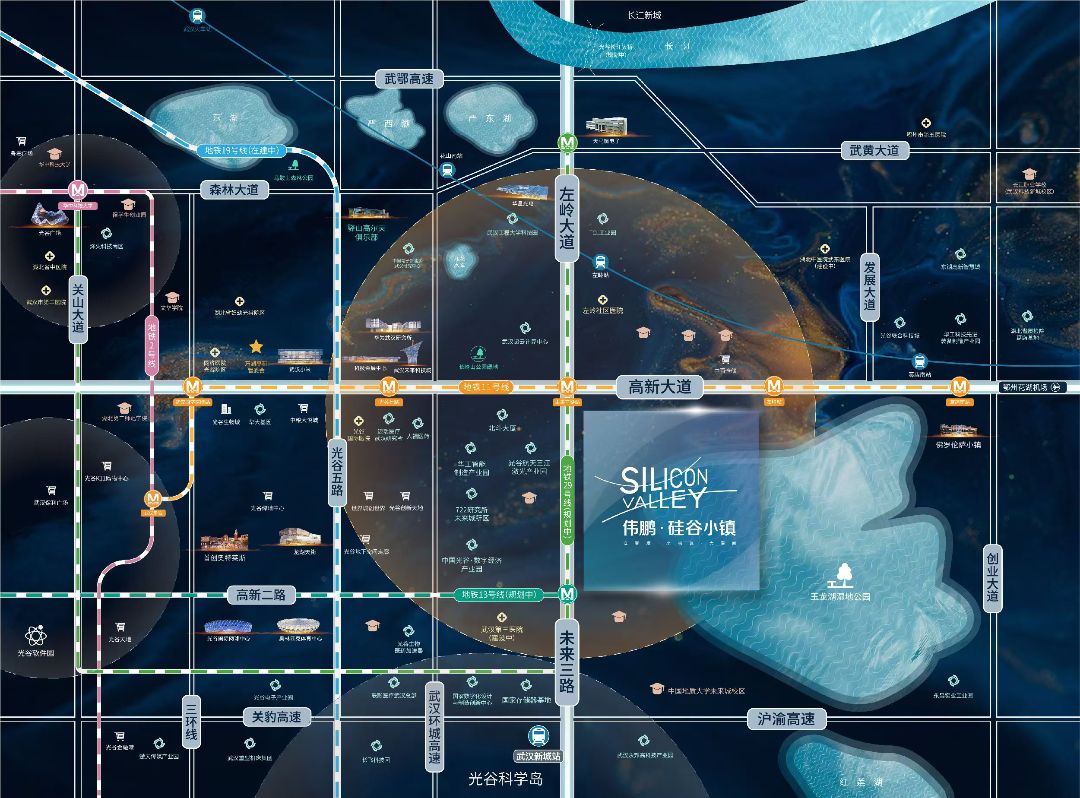 伟鹏硅谷小镇位置交通图