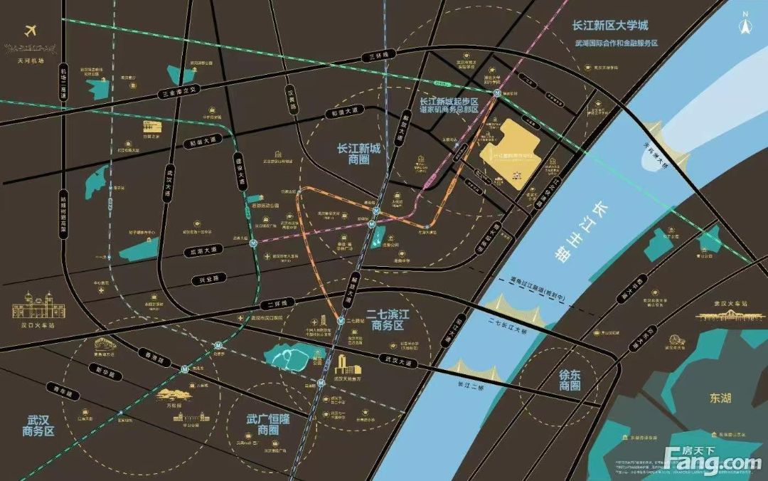 长江国际绿创中心位置交通图