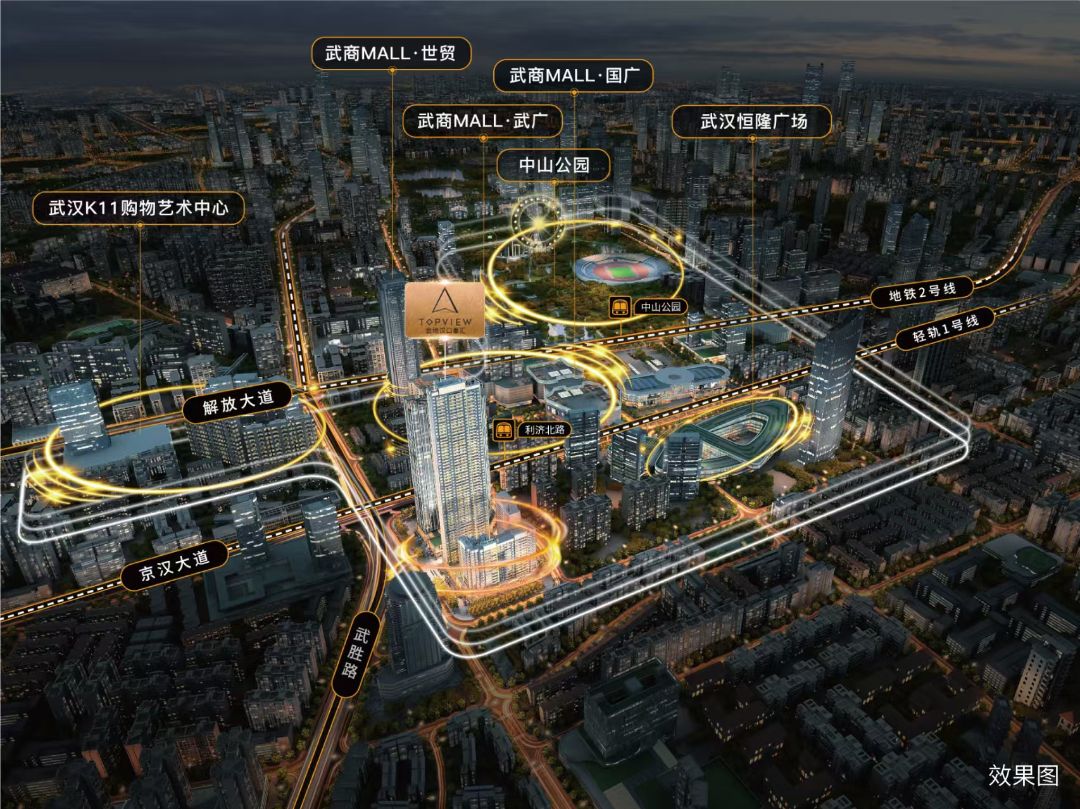 金地汉口峯汇配套图