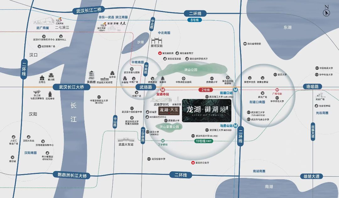 龙湖.御湖境位置交通图