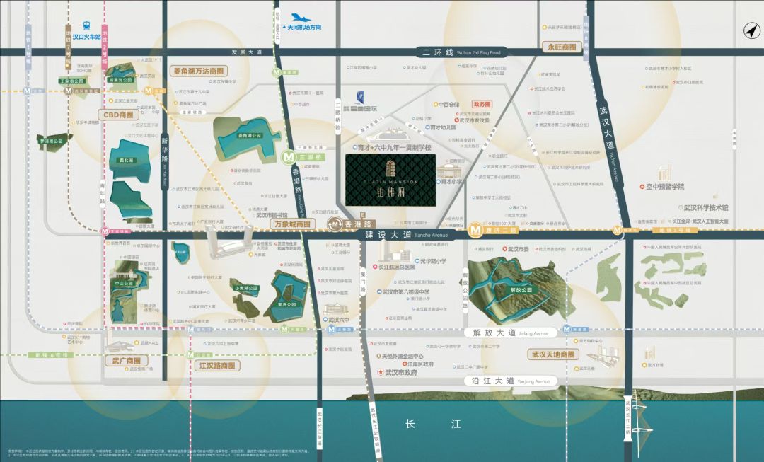 福星惠誉.铂雅府位置交通图