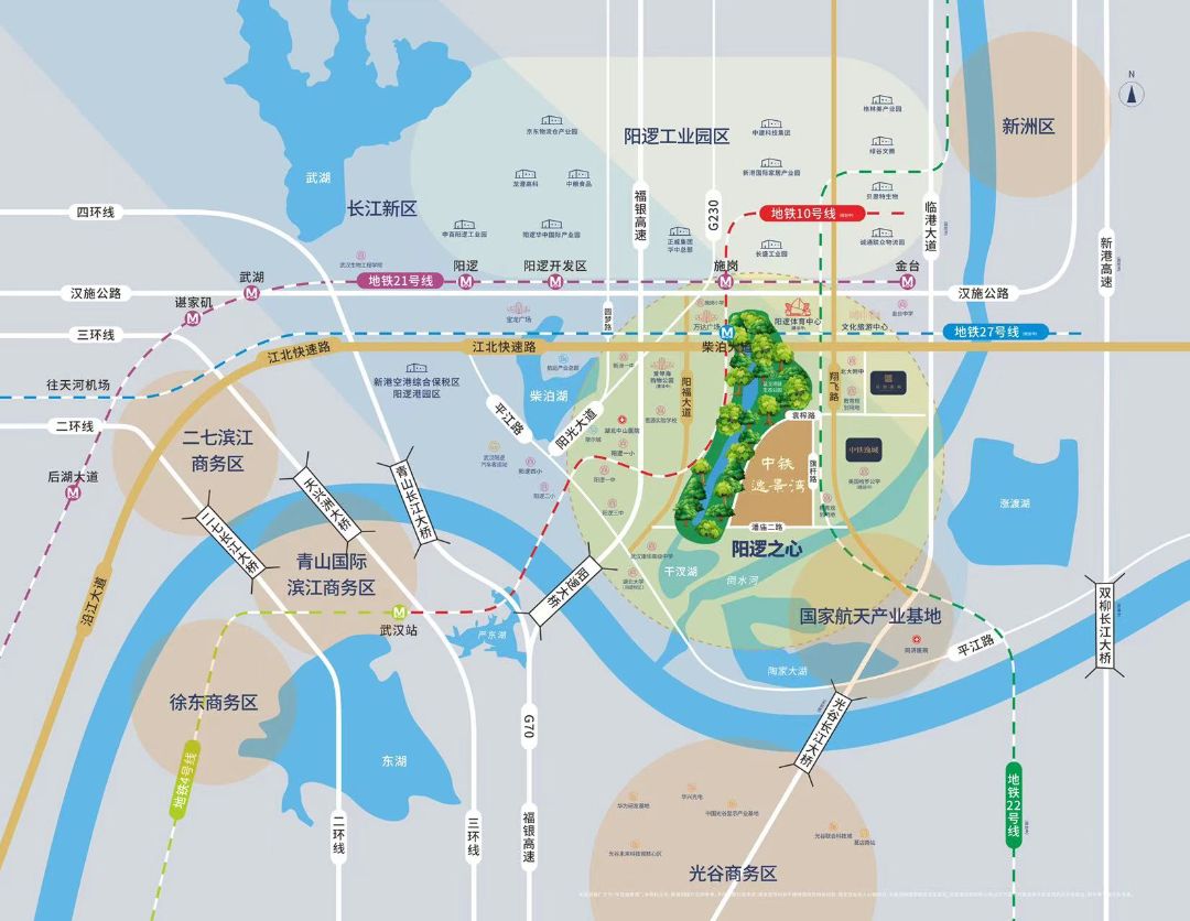 中铁逸景湾位置交通图