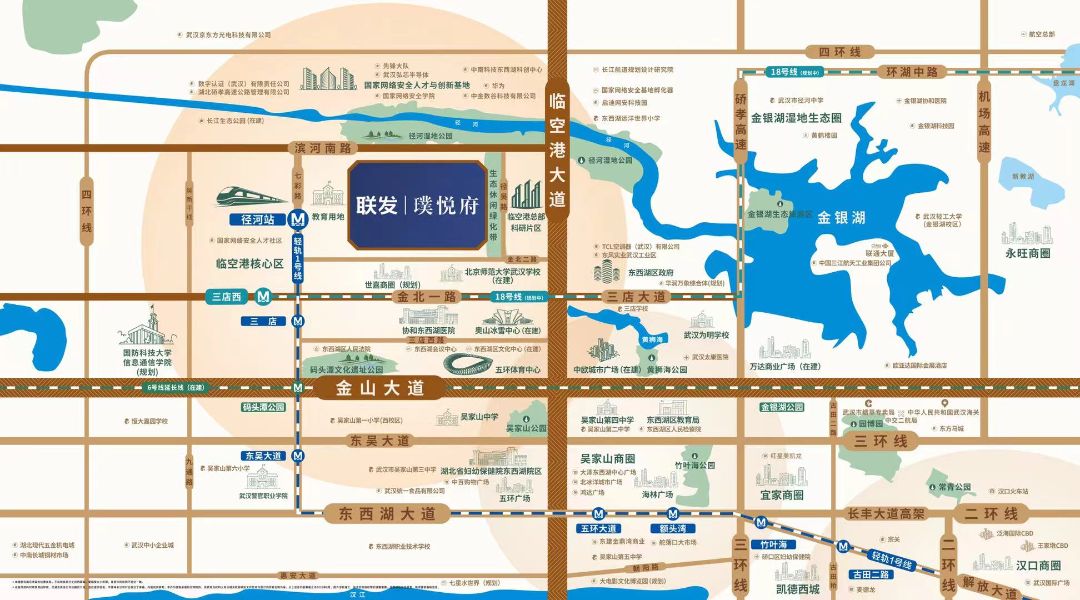 联发璞悦府位置交通图