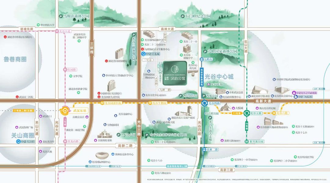 中建壹品汉韵公馆位置交通图