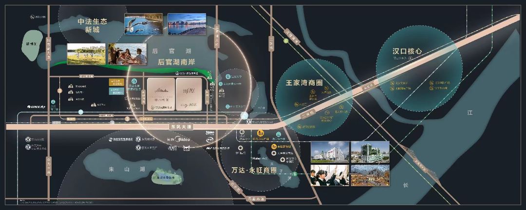 印湖云著位置交通图