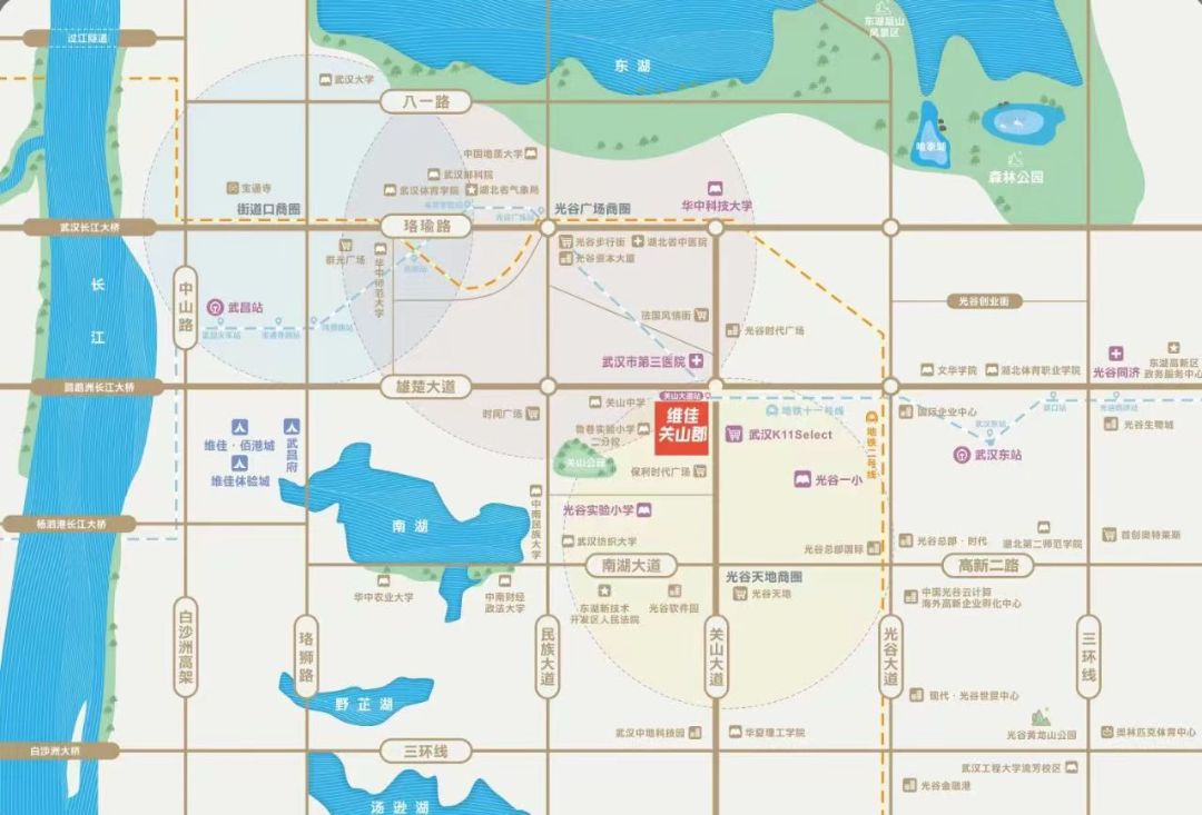 维佳关山郡位置交通图