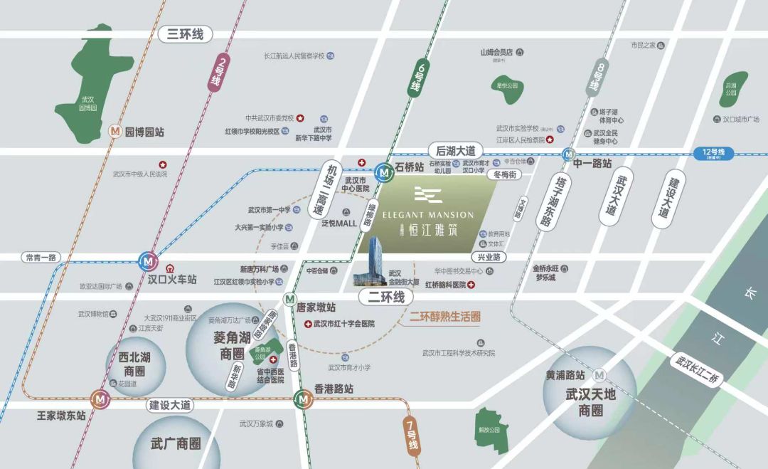金融街恒江雅筑位置交通图