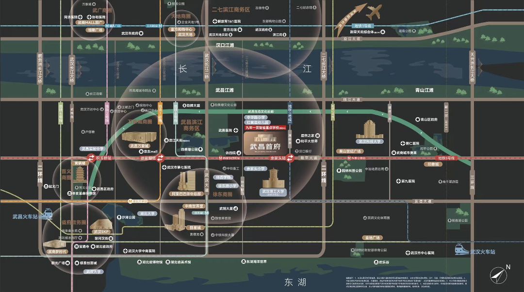 武昌首府位置交通图