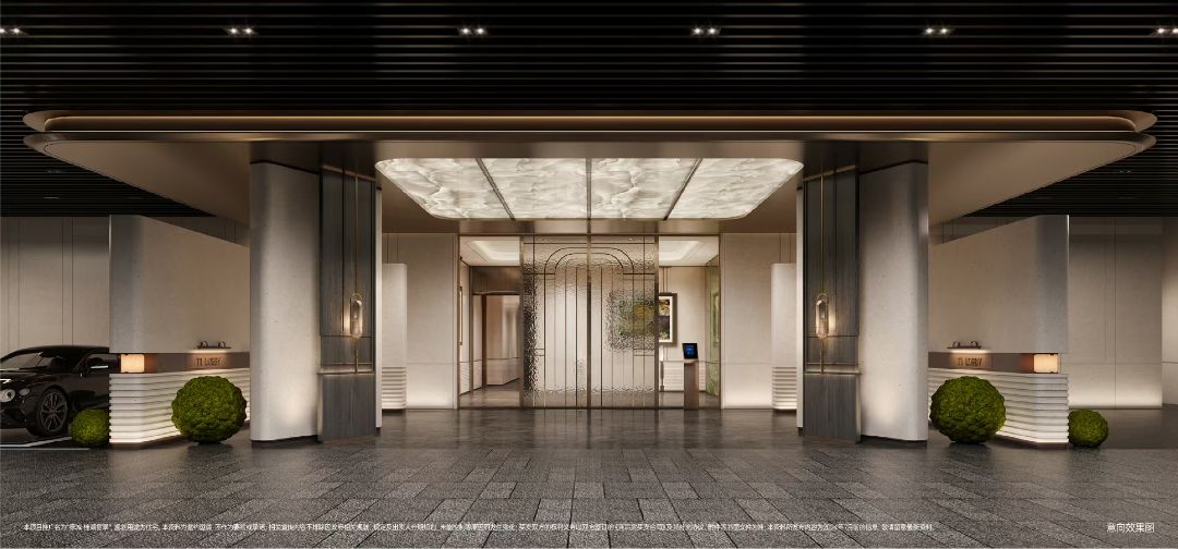 绿城桂湖雲翠实景图