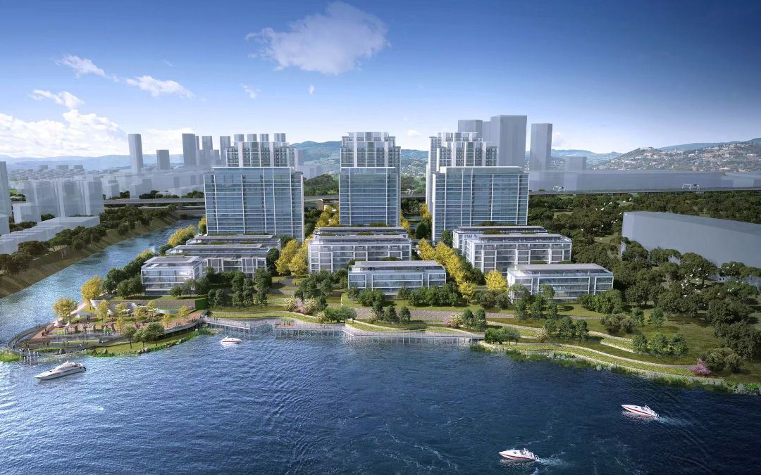 武汉城建雲栖湖岸效果图