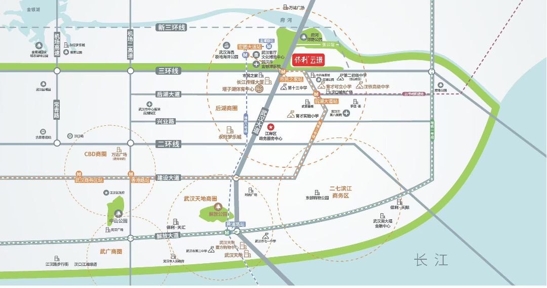 保利云璟位置交通图