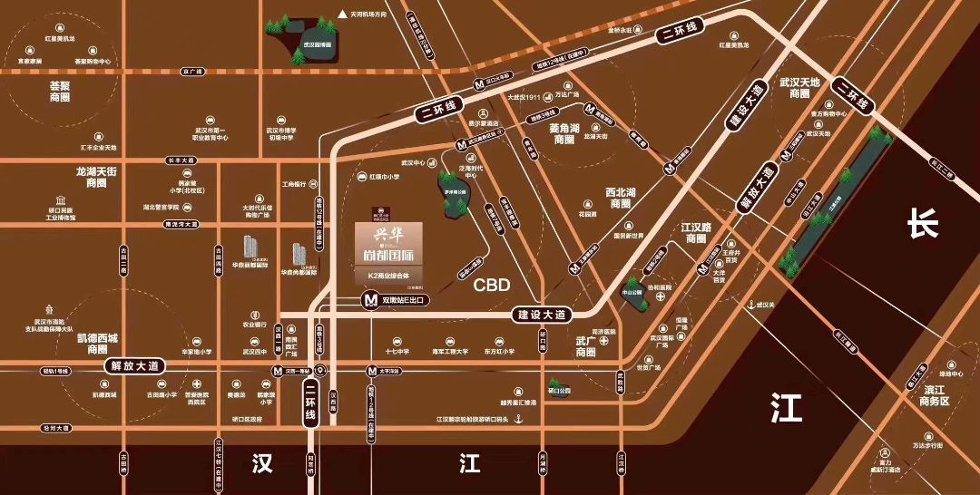 兴华尚都国际位置交通图