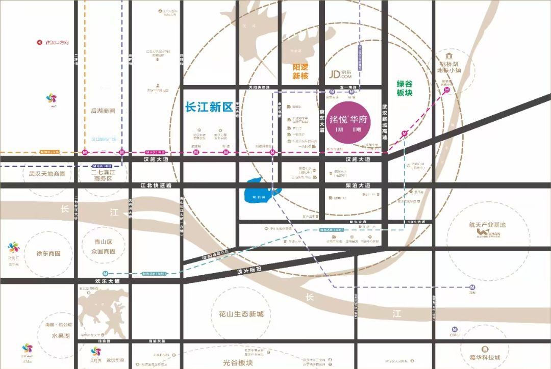 电建洺悦华府位置交通图