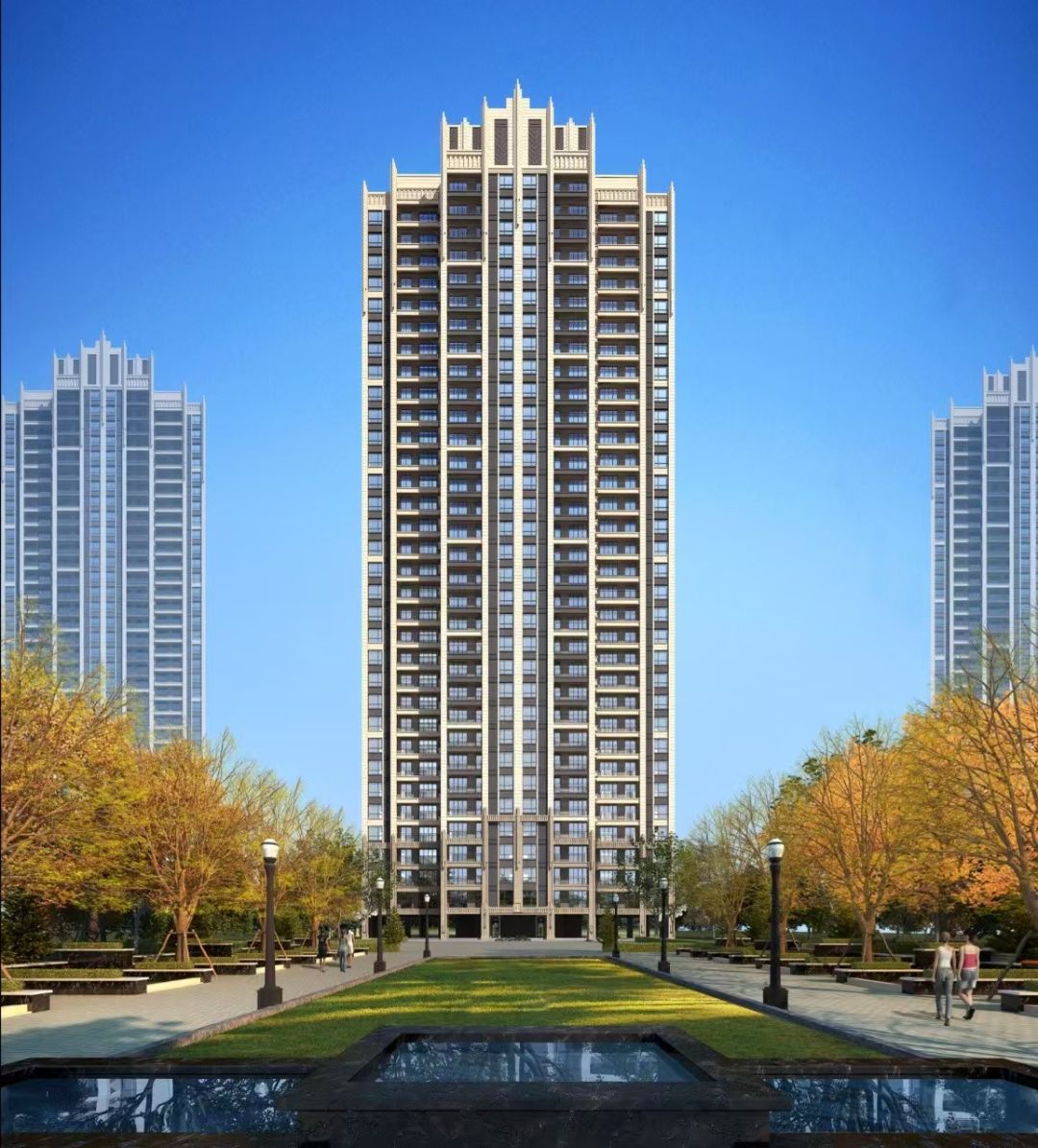 电建洺悦华府效果图