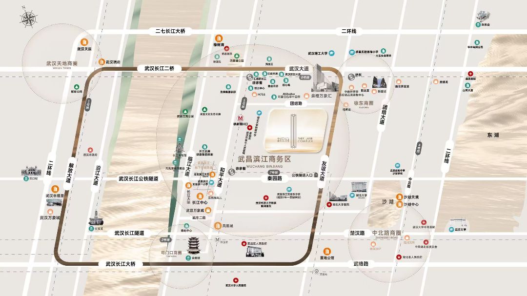 中寰悦府位置交通图