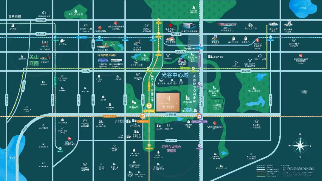 光谷鼎正悦府位置交通图