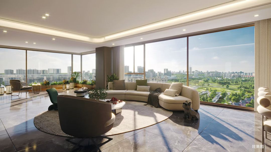 驿山高尔夫观岭样板间