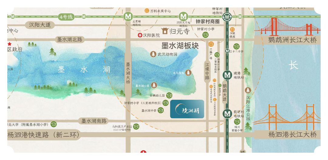 境湖玥位置交通图