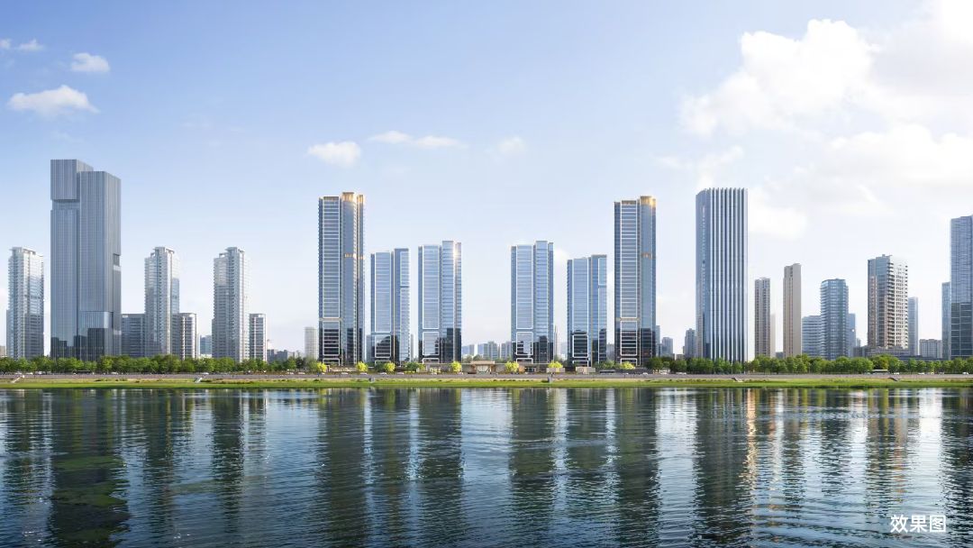 武汉城建.江南岸效果图